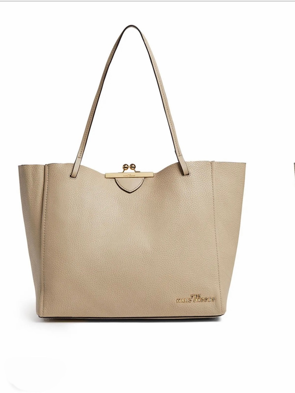Marc Jacobs Khaki Kiss Lock Tote